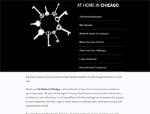Tablet Screenshot of chicagohousemuseums.org